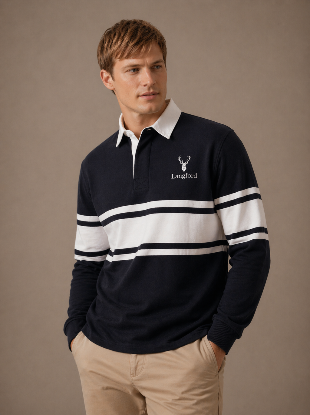 The Langford Mid-Stripe Rugby®
