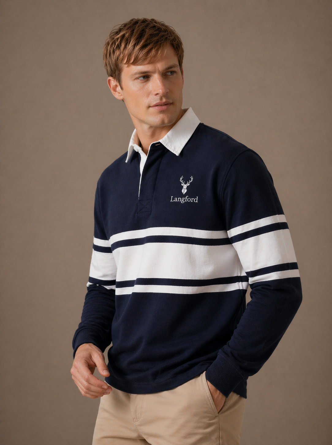 The Langford Mid-Stripe Rugby®